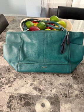 Coach Park Leather Tote Bag